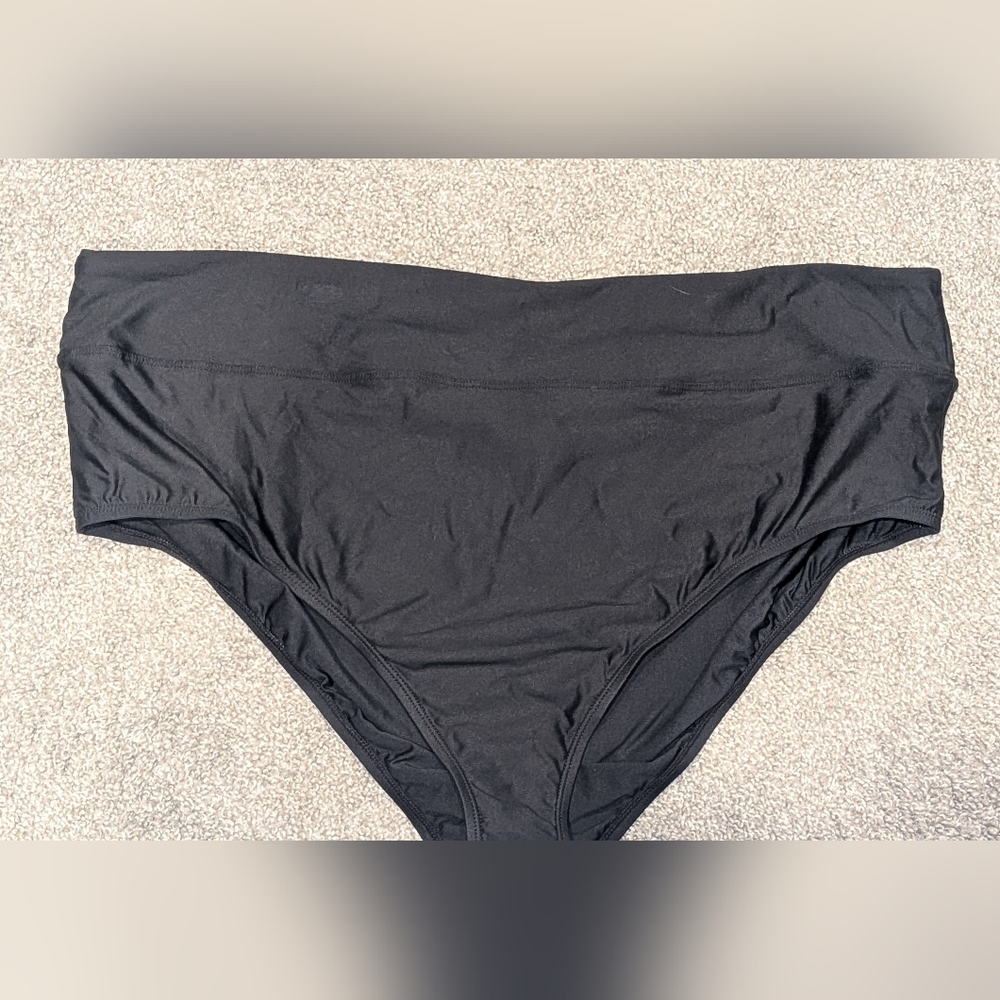 NWT, Next By Athena, Black, High Waisted Swim Bottom-Women's Size 20w OR 24W